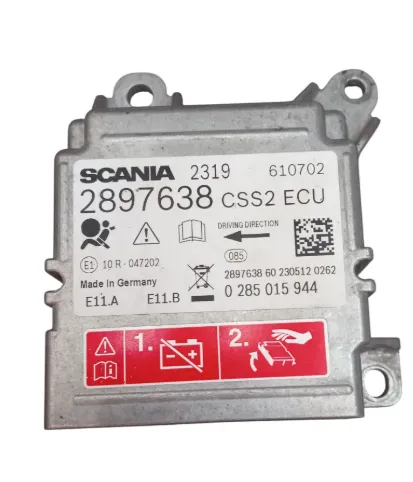 Unidad de Mando Electrónica ECU CSS (Módulo de Airbag) OEM [2897638] para Scania Serie R y S (NTG)
