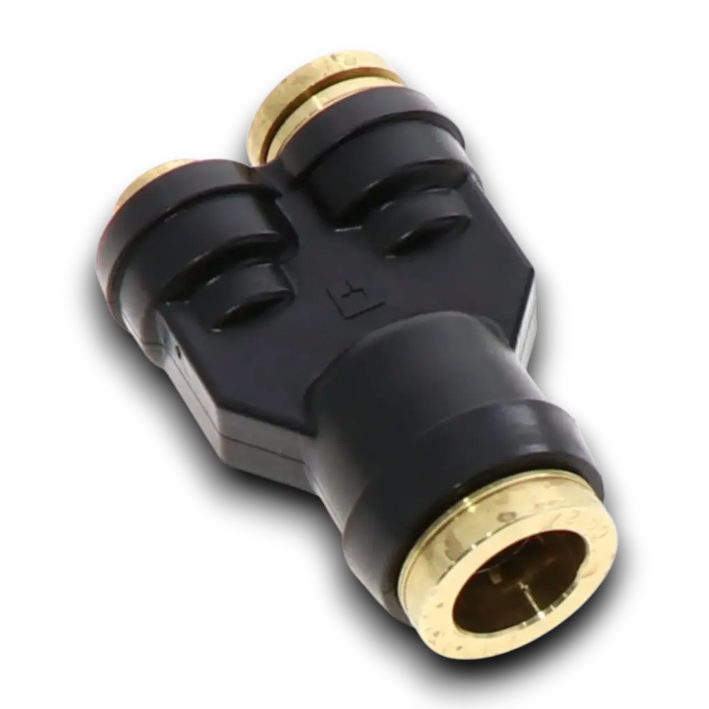 23-14401-004 - CONNECTOR - Y UNION, 3/8 X (2) 1/4 PUSH TO CONNECT