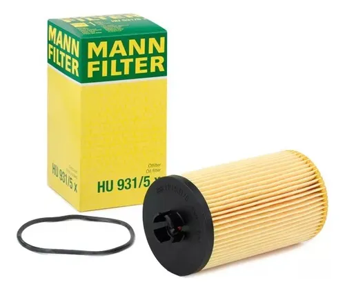 Filtro de Aceite Cartucho MANN-FILTER [HU 931/5 X] para Mercedes-Benz OM904/906 y Freightliner MBE900