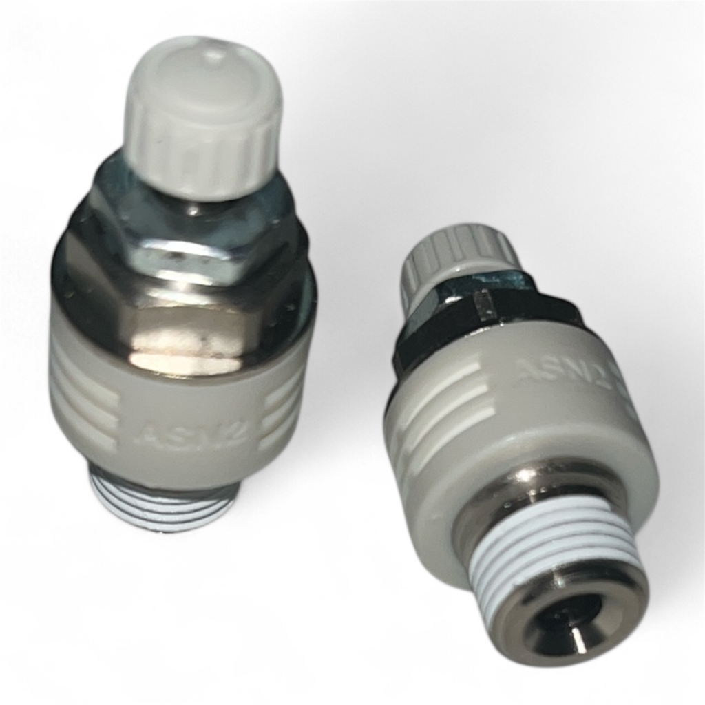 ASN2-01-S - REGULADOR DE FLUJO C/SILENCIADOR DE 1/8 