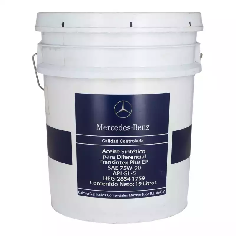 Cubeta de Aceite de Transmisión Sintético 75W90 OEM [MBA-GO210-3284] Mercedes-Benz (Norma 235.11)